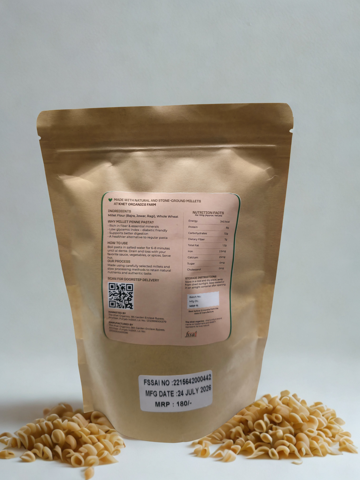 Millet Pasta