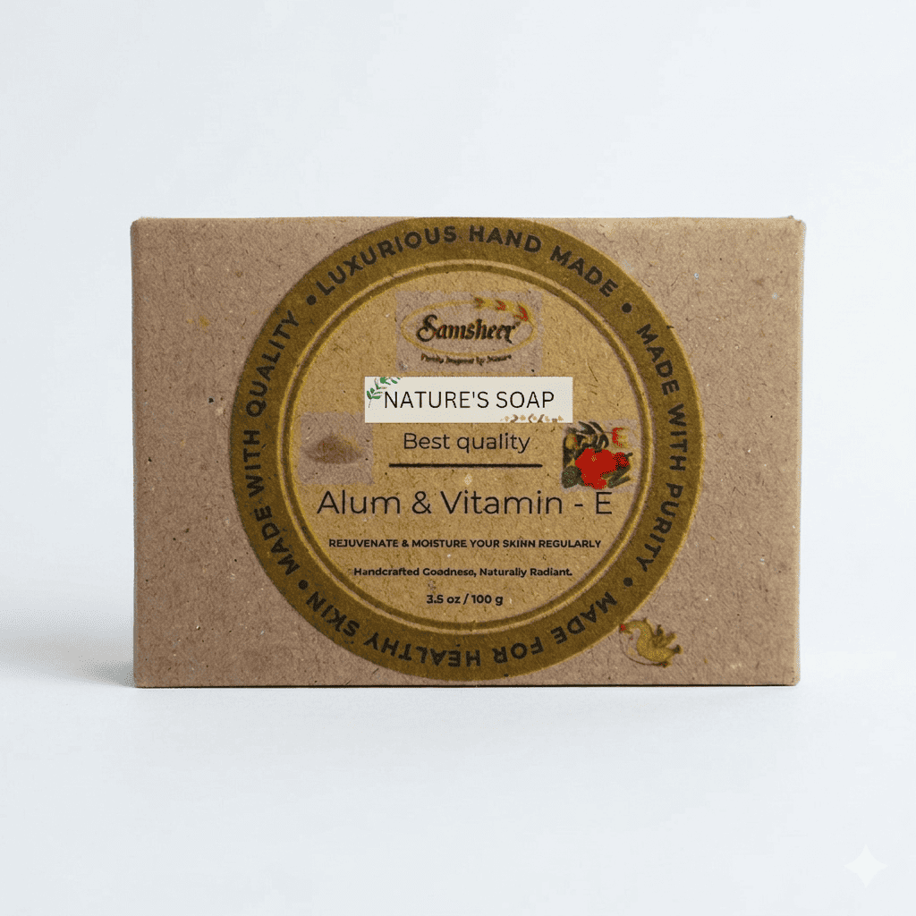 Alum & Vitamin E Natural Body Soap