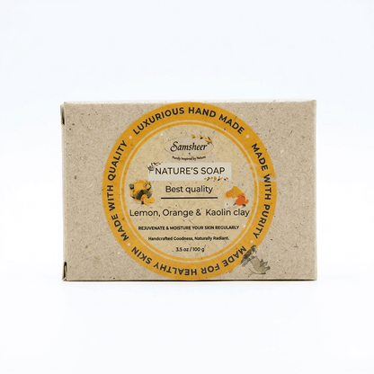 Lemon, Orange & Kaolin Clay Natural Body Soap