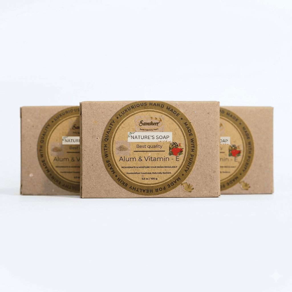 Alum & Vitamin E Natural Body Soap