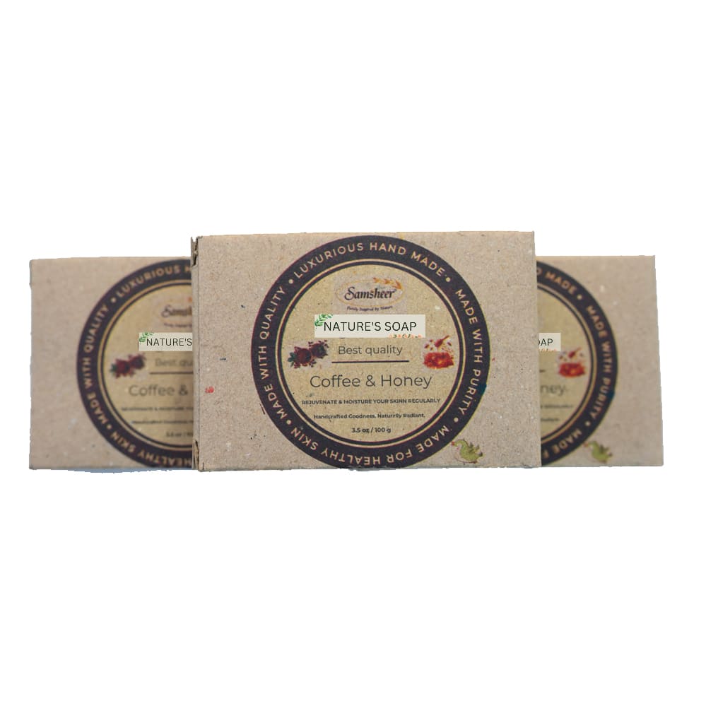 Coffee & Honey Natural Body Soap