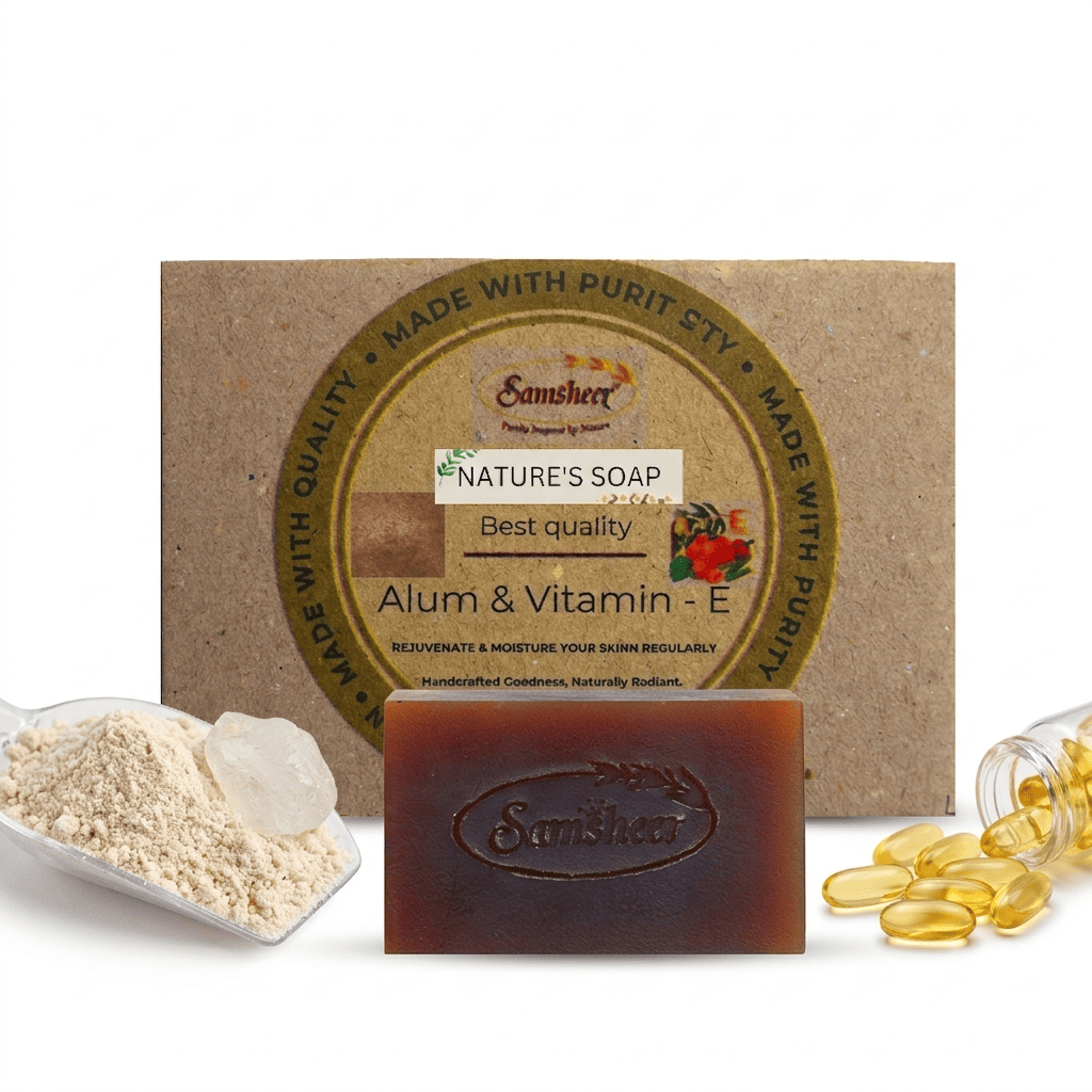 Alum & Vitamin E Natural Body Soap
