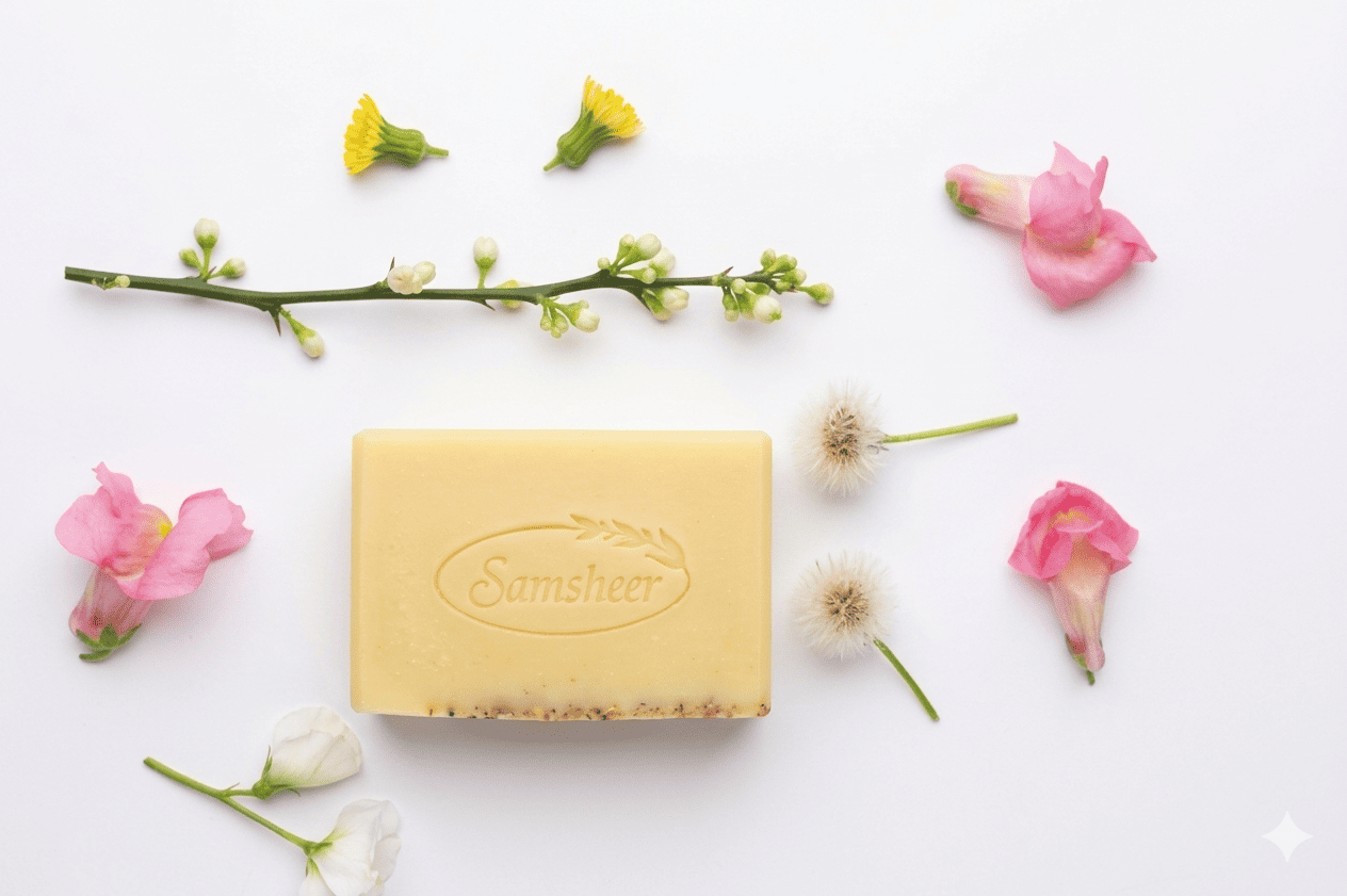 Goat Milk & Kesar Natural Body Soap
