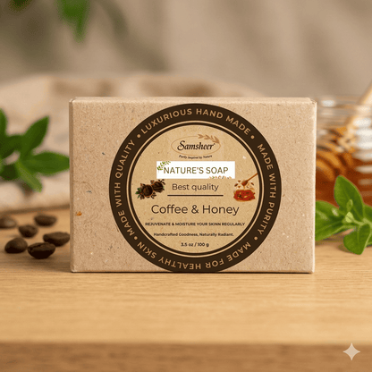 Coffee & Honey Natural Body Soap