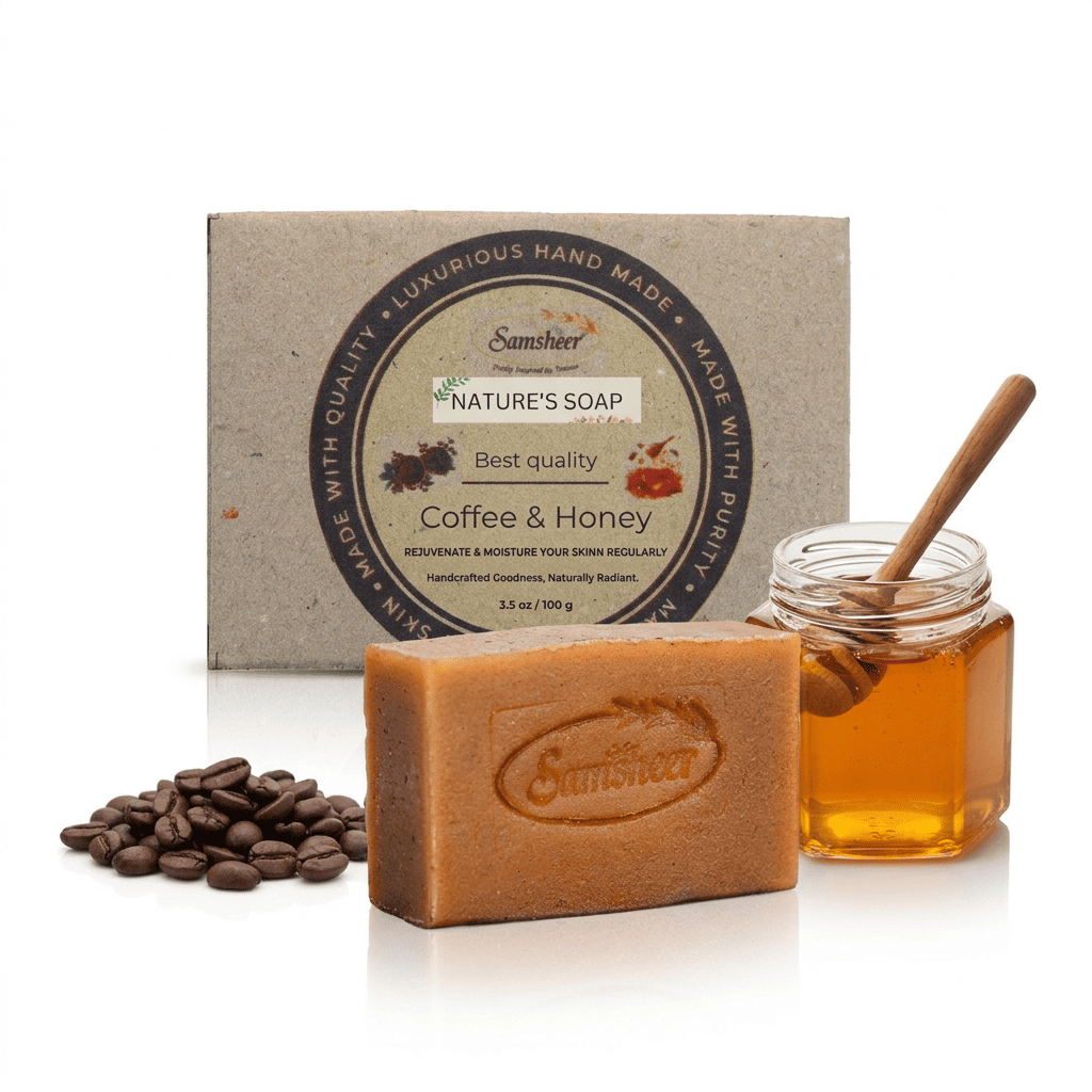 Coffee & Honey Natural Body Soap