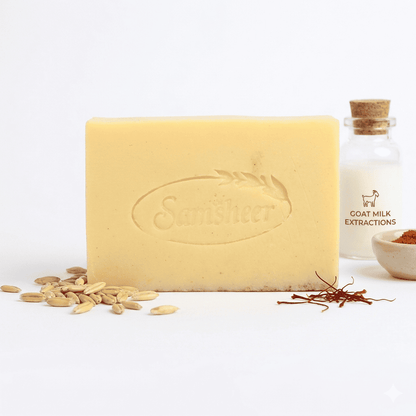 Goat Milk & Kesar Natural Body Soap