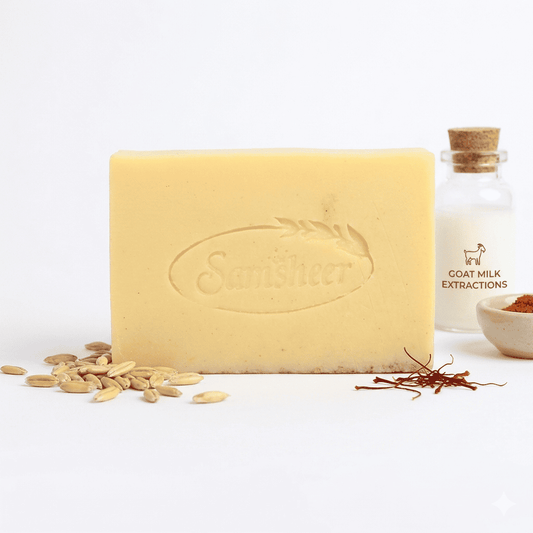Goat Milk & Kesar Natural Body Soap
