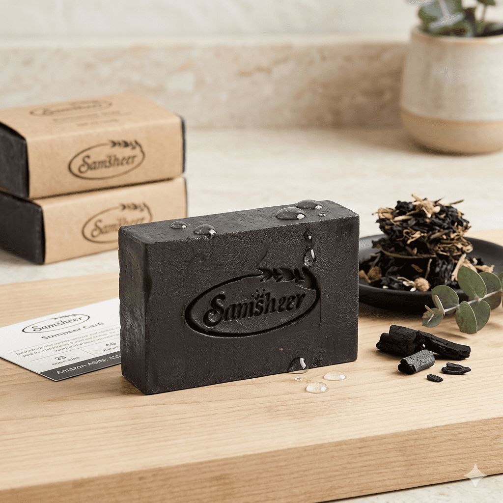 Red & White Sandalwood Natural Body Soap | ALL IN ONE BODY SOAP