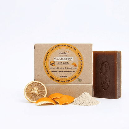 Lemon, Orange & Kaolin Clay Natural Body Soap